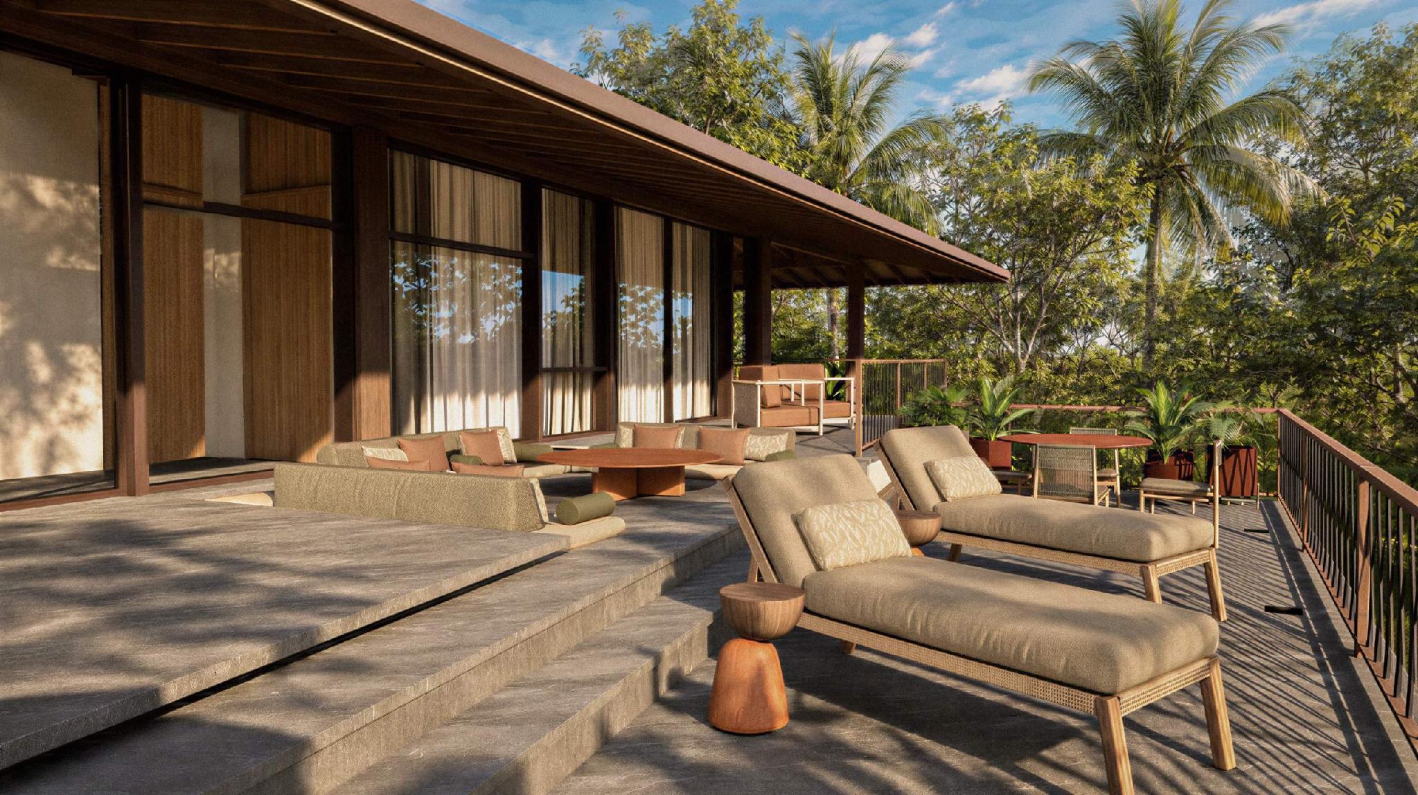 Dornier terrace architectural visualization